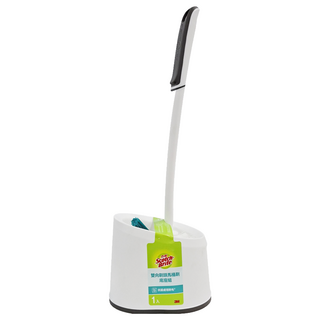 3M Scotch-Brite 百利 雙向刷頭馬桶刷底座組, 1組