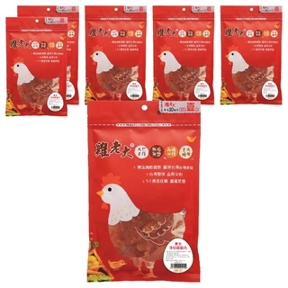 雞老大 燻香薄切雞胸肉片, 100%新鮮雞肉製成 低脂肪 犬專用, 90g, 6包