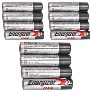 Energizer 勁量 MAX 鹼性4號電池, 4顆, 3組