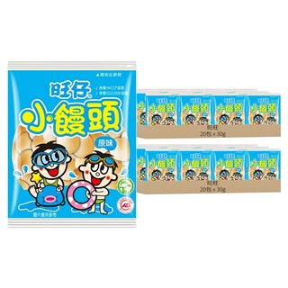 旺旺 旺仔小饅頭, 口感酥脆 入口即化 營養豐富, 30g, 40包