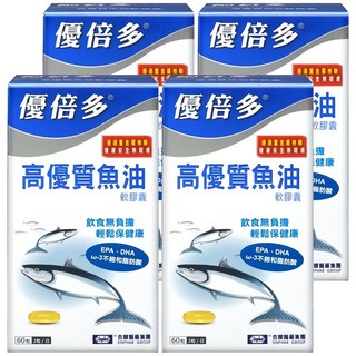 Sinphar 杏輝醫藥 YouBest 優倍多 高優質魚油軟膠囊, 60顆, 4盒