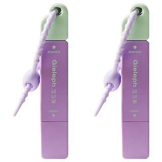 芝芝象 去漬筆 甜心馬卡龍 附掛繩 紫色, 2個, 12ml