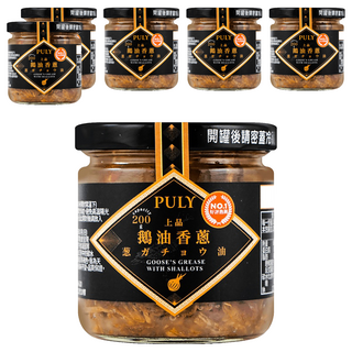 PULY 上品鵝油香蔥 200g, 6罐