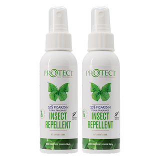 紐西蘭 SKIN TECHNOLOGY 20%派卡瑞丁 瑞斌8H長效防蚊液 花香 孕婦幼童可用 8-10小時防護, 100ml, 2瓶