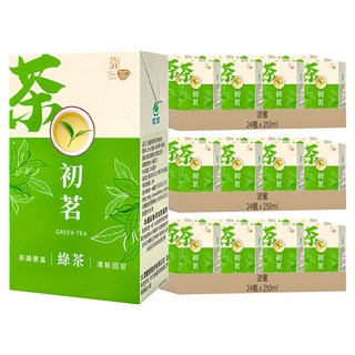 波蜜 靠茶 初茗綠茶, 茶韻豐富 清新回甘, 250ml, 72瓶