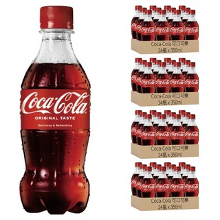Coca-Cola 可口可樂 汽水 經典原味 350ml, 96瓶