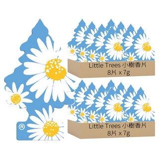 Little Trees 小樹香片 陽光雛菊, 清新怡人 持久自然香味, 7g, 16片