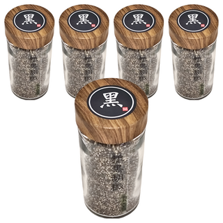 粗黑胡椒 100%黑胡椒, 50g, 5瓶