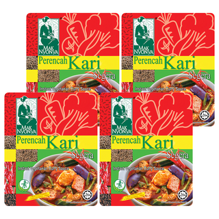 MAK NYONYA 馬來媽媽 南洋素咖哩風味即煮醬, 200g, 無添加, 6-8人份, 4包