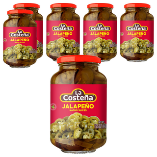 La Costena 切片辣椒, 440g, 6個