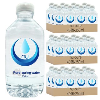 nu-pure 天然泉水, 250ml, 120個