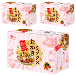 TRYGOODZ 翠菓子 航空米果 Set 20包, 獨立小包裝, 方便攜帶, 280g, 3盒