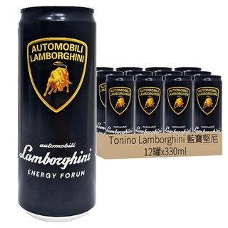 Lamborghini 藍寶堅尼 福潤 能量風味飲料 330ml, 12罐