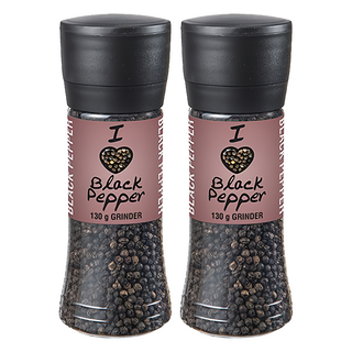 Stassen 司迪生 黑胡椒粒研磨罐, 130g, 2瓶