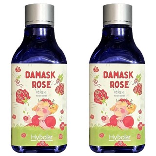 Hybolar 玫瑰水 200ml 保濕補水 溫和調理 展現自然光澤, 2瓶