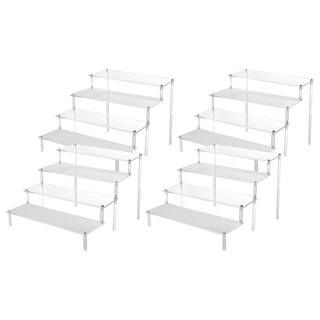 壓克力展示架 30cm 4層, 透明色, 4個