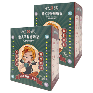 Dr.C Biotech 家家生醫 七日孅 港式奶茶 含藤黃果和芒果籽提取物, 20g, 7包, 2盒