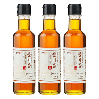 gomgom 紫蘇油 180ml，精選紫蘇油，帶來獨特風味, 3瓶