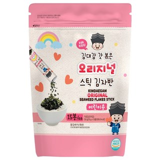 韓味不二 兒童海苔酥 原味 10g*15, 150g, 1袋