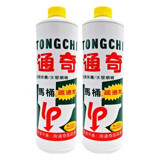 潔瓷 通奇馬桶疏通劑 快速暢通, 1L, 2瓶
