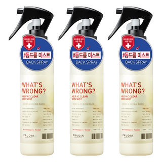 FRUDIA 有事嗎 保背秀秀舒緩控油噴霧, 150ml, 3瓶