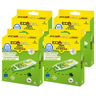 ECOGEL 易克捷 除蟻盒, 15g, 4盒