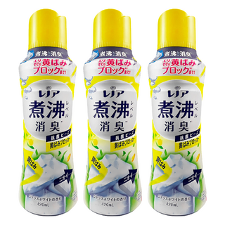 Lenor 蘭諾 日本原裝進口 煮沸衣物香香豆 柑橘黃, 420ml, 3瓶