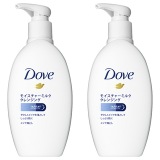 Dove 多芬 潤澤卸妝乳 高度保濕精華液 溫和乳液質地 輕柔卸妝 卸妝後鎖水保濕不乾澀, 195ml, 2瓶