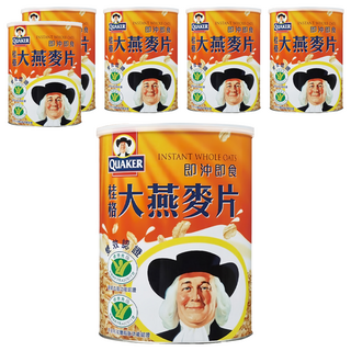 QUAKER 桂格 大燕麥片, 1.1kg, 6罐