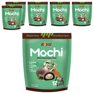 ROYAL FAMILY 皇族 薄荷巧克力脆片風味麻糬, 6個, 180g