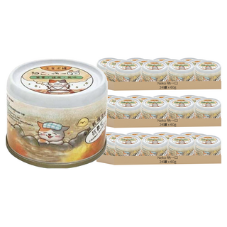 Neko 吶一口 全齡貓 機能主食罐 無穀配方 無添加防腐劑 多種機能, 鮪魚 + 蘋果, 60g, 72罐