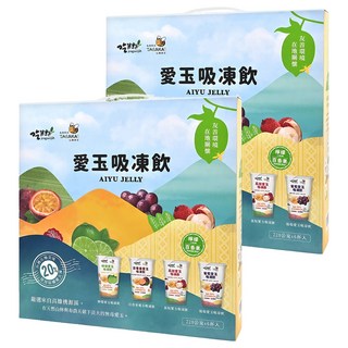 吃果籽 愛玉吸凍飲禮盒 嚴選高雄桃源區天然栽種, 無防腐劑、發泡劑添加, 1.32kg, 2盒