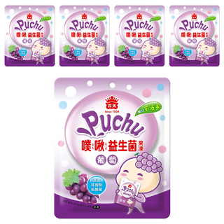 義美 噗啾益生菌果凍, 247g, 5袋