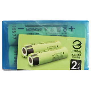 YADI 亞第 日本松下平頭可充式鋰電池 NCR18650GA, 2個, 1組