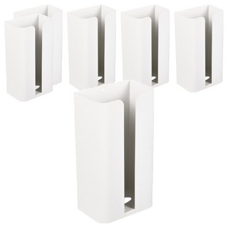 葉子小舖 U型磁吸衛生紙架, 白色, 6個