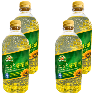 得意的一天 三益葵花油, 1.58L, 4瓶