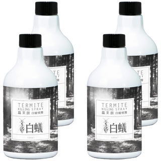 HUKUROU 福來朗 白蟻噴霧 補充瓶 500ml, 4瓶