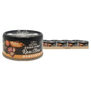 ABSOLUTE HOLISTIC 全齡貓 主食貓罐, 野生鮪魚 + 國王鮭, 80g, 24罐