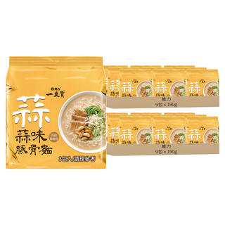 維力 一度贊 蒜味豚骨麵 190g, 18包