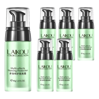 LAIKOU萊蔻 多效呵護隔離霜 40g, #02 清新綠, 6瓶