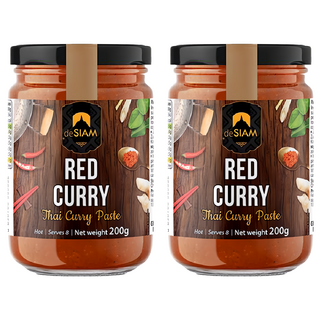 deSIAM 泰式紅咖哩膏, 200g, 2罐