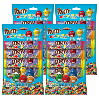 m&m's 迷你糖衣巧克力 牛奶口味, 175g, 4袋