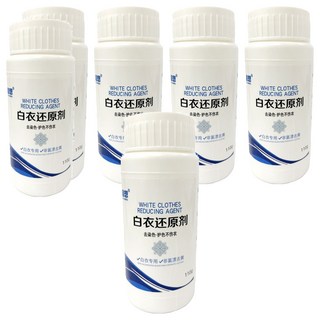 喵汪森林 衣物染色還原劑 小瓶 110g 白色衣物專用 活性氧去污 輕鬆還原衣物色彩, 6瓶