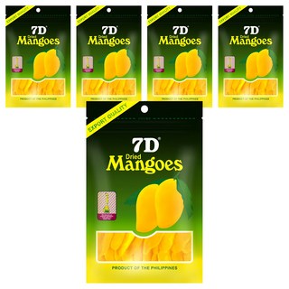 7D Mangoes 宿霧芒果乾，香甜濃厚風味，南國夏日滋味, 70g, 5包