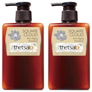 thetsaio 機植之丘 四方雲 逆時撫紋乳液，含機橄欖葉萃取物，抗氧化，修護肌膚, 280ml, 2瓶