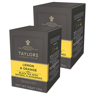 TAYLORS 泰勒茶 檸檬香橘風味茶 50公克 (20包), 2.5g, 2盒