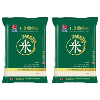 三好米 履歷七葉蘭香米 一等米, 1.5kg, 具有BASMATI血統, 2包