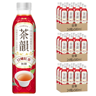 金車 茶韻 日曦紅茶, 580ml, 72瓶