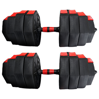 八角啞鈴 10kg 2個, 組合式重量可調, 健身訓練器材