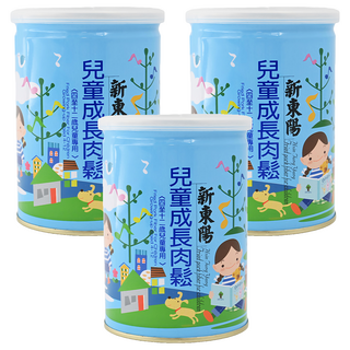 新東陽 兒童成長肉鬆, 添加鈣、果寡糖, 無添加防腐劑, 特選豬肉製成, 190g, 3罐